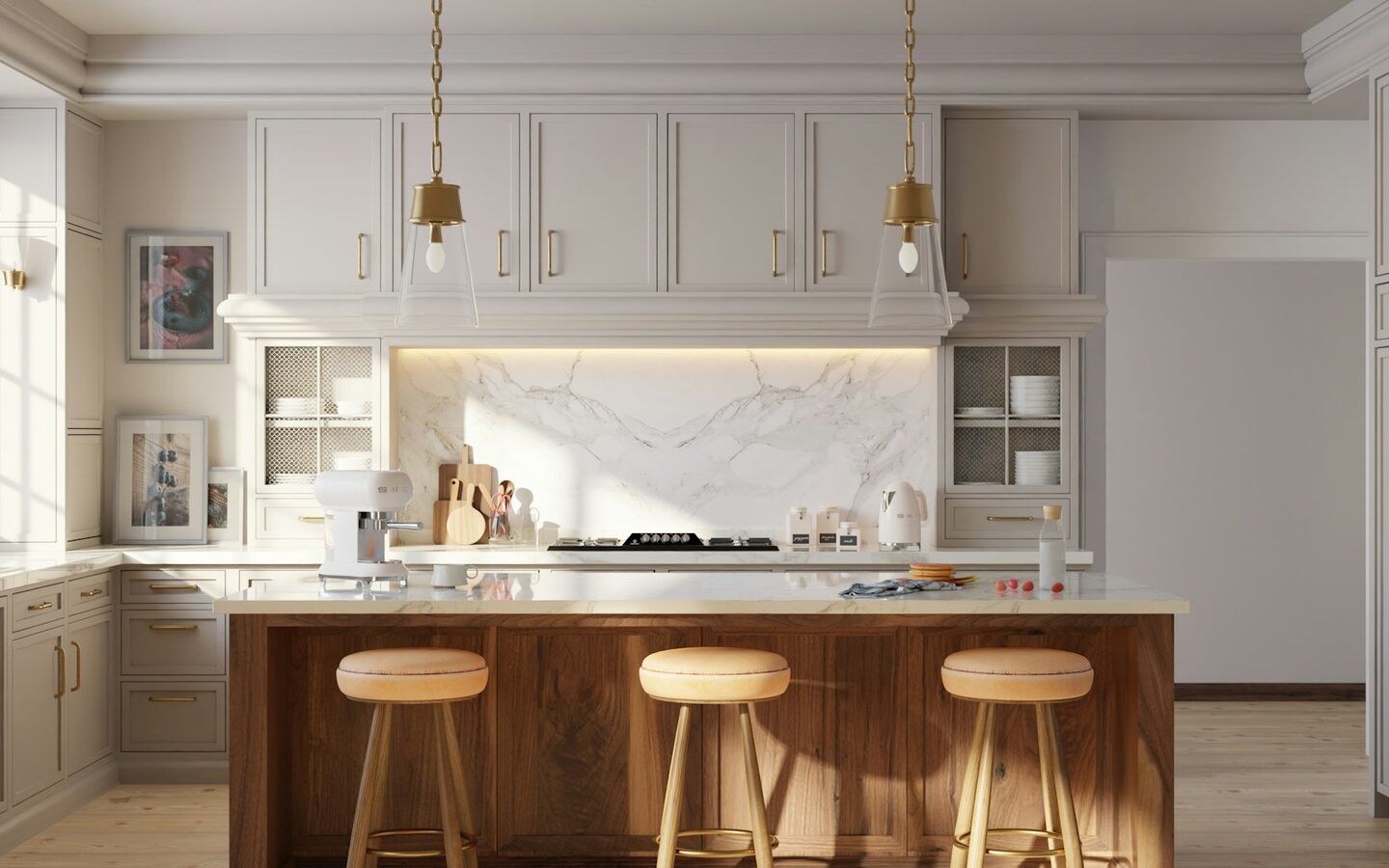 A finished modern kitchen illustrating remodeling possibilities